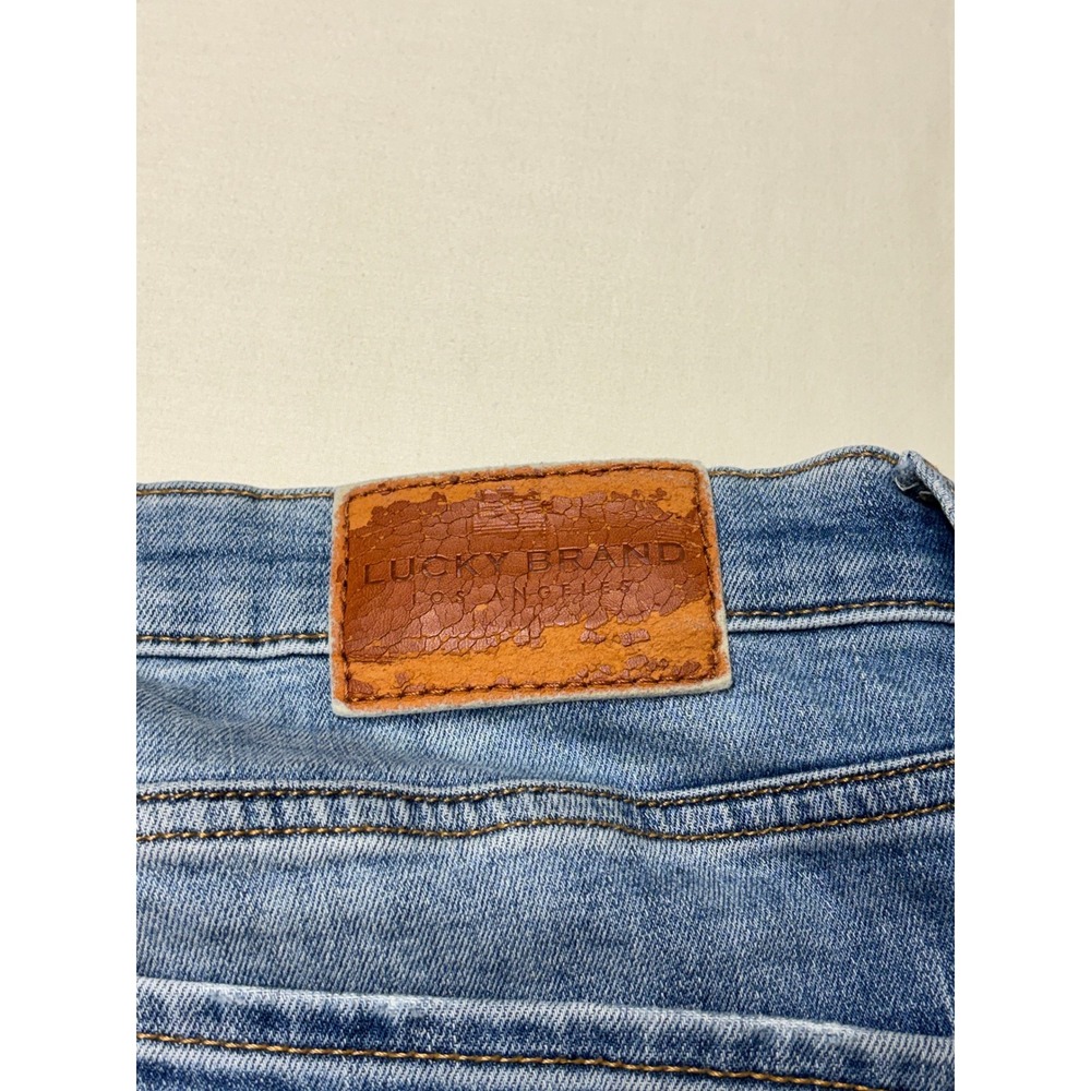 Lucky Brand 329 Classic Straight Mens Blue Denim Jeans 34x32 Medium Wash Stretch - Picture 10 of 16